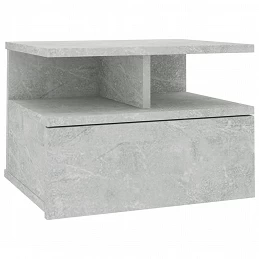 Acquista Comodino Pensile Grigio Calcestruzzo 40x31x27 cm in Truciolato con riferimento GHV-800413 della ditta GARDENHOME
