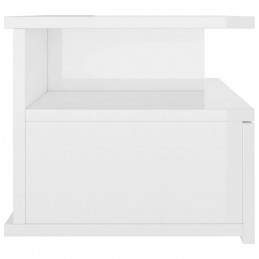 Acquista Comodini Pensili 2 pz Bianco Lucido 40x31x27 cm in Truciolato con riferimento GHV-800418 della ditta GARDENHOME