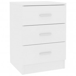 Acquista Comodino Bianco 38x35x56 cm in Legno Ingegnerizzato con riferimento GHV-800450 della ditta GARDENHOME