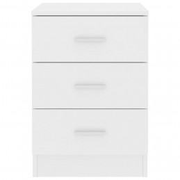 Acquista Comodino Bianco 38x35x56 cm in Legno Ingegnerizzato con riferimento GHV-800450 della ditta GARDENHOME