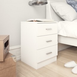 Acquista Comodini 2 pz Bianco 38x35x56 cm in Legno Ingegnerizzato con riferimento GHV-800451 della ditta GARDENHOME