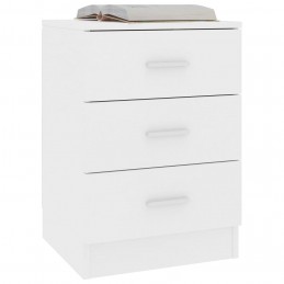 Acquista Comodini 2 pz Bianco 38x35x56 cm in Legno Ingegnerizzato con riferimento GHV-800451 della ditta GARDENHOME