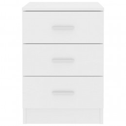 Acquista Comodini 2 pz Bianco 38x35x56 cm in Legno Ingegnerizzato con riferimento GHV-800451 della ditta GARDENHOME