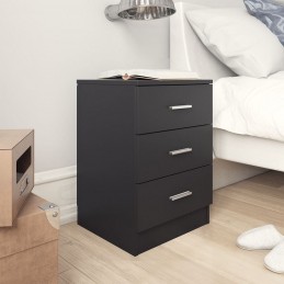 Acquista Comodini 2 pz Nero 38x35x56 cm in Truciolato con riferimento GHV-800453 della ditta GARDENHOME