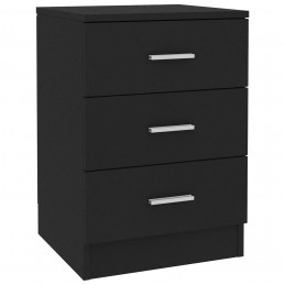 Acquista Comodini 2 pz Nero 38x35x56 cm in Truciolato con riferimento GHV-800453 della ditta GARDENHOME