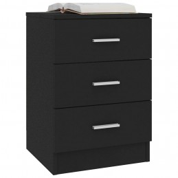 Acquista Comodini 2 pz Nero 38x35x56 cm in Truciolato con riferimento GHV-800453 della ditta GARDENHOME