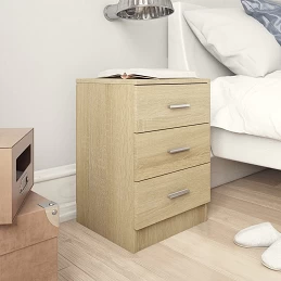 Acquista Comodino Rovere Sonoma 38x35x56 cm in Truciolato con riferimento GHV-800456 della ditta GARDENHOME