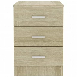 Acquista Comodino Rovere Sonoma 38x35x56 cm in Truciolato con riferimento GHV-800456 della ditta GARDENHOME