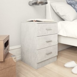 Acquista Comodino Grigio Cemento 38x35x56 cm in Truciolato con riferimento GHV-800458 della ditta GARDENHOME