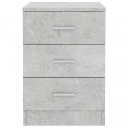 Acquista Comodino Grigio Cemento 38x35x56 cm in Truciolato con riferimento GHV-800458 della ditta GARDENHOME