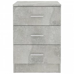 Acquista Comodini 2 pz Grigio Cemento 38x35x56 cm in Truciolato con riferimento GHV-800459 della ditta GARDENHOME