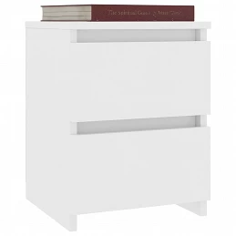 Acquista Comodino Bianco 30x30x40 cm Legno Ingegnerizzato con riferimento GHV-800513 della ditta GARDENHOME