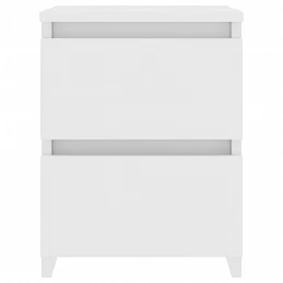 Acquista Comodini 2 pz Bianco 30x30x40 cm in Legno Ingegnerizzato con riferimento GHV-800514 della ditta GARDENHOME