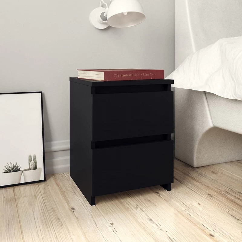 Acquista Comodini Neri 2 pz 30x30x40 cm in Truciolato con riferimento GHV-800516 della ditta GARDENHOME