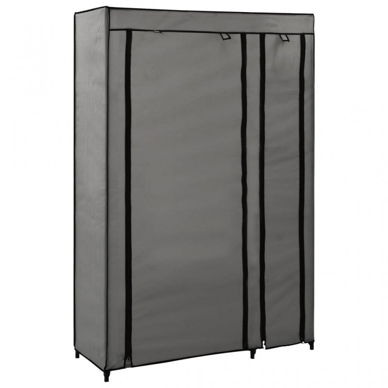 Acquista 282423 Folding Wardrobe Grey 110x45x175 cm Fabric con riferimento GHV-282423 della ditta GARDENHOME