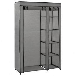 Acquista 282423 Folding Wardrobe Grey 110x45x175 cm Fabric con riferimento GHV-282423 della ditta GARDENHOME