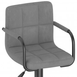 Acquista Sgabelli da Bar 2 pz Grigio Chiaro in Velluto con riferimento GHV-334659 della ditta GARDENHOME