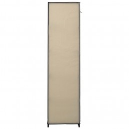 Acquista Armadio con Scomparti e Aste Crema 150x45x176 cm in Tessuto con riferimento GHV-282435 della ditta GARDENHOME