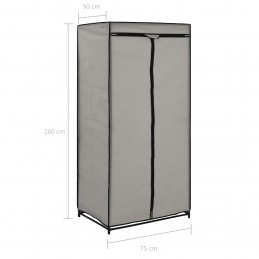 Acquista Armadio 2 pz Grigio 75x50x160 cm con riferimento GHV-282444 della ditta GARDENHOME