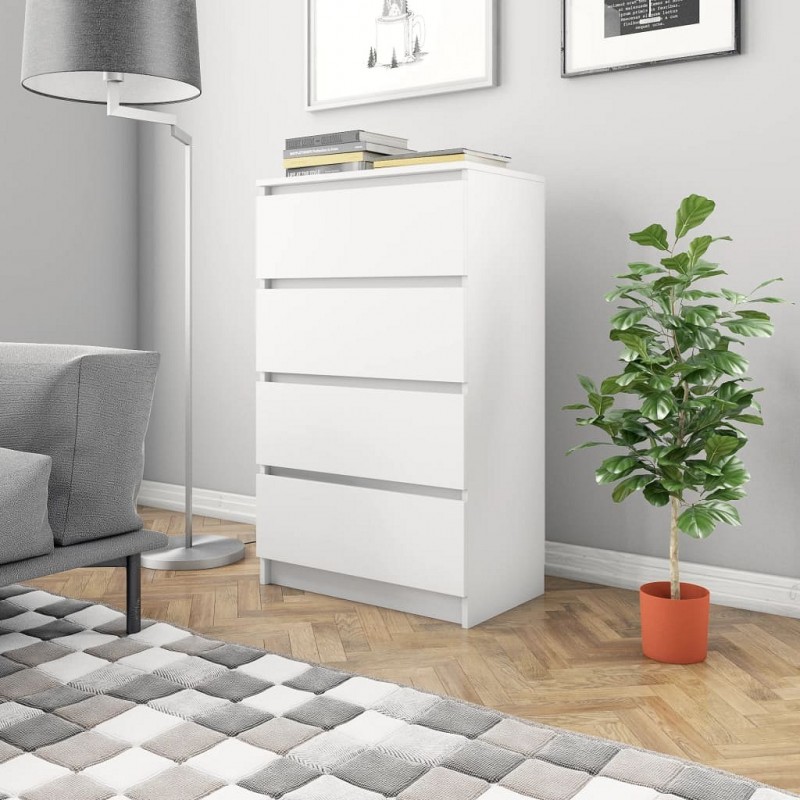 Acquista Credenza Bianca 60x35x98,5 cm in Legno Multistrato con riferimento GHV-800531 della ditta GARDENHOME