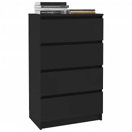 Acquista Credenza Nera 60x35x98,5 cm in Legno Multistrato con riferimento GHV-800532 della ditta GARDENHOME