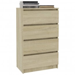 Acquista Credenza Rovere Sonoma 60x35x98,5 cm in Legno Multistrato con riferimento GHV-800534 della ditta GARDENHOME