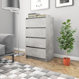 Acquista Credenza Grigio Cemento 60x35x98,5 cm in Legno Multistrato con riferimento GHV-800535 della ditta GARDENHOME