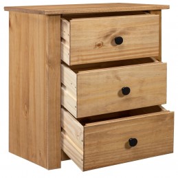 Acquista Comodino 46x40x57 cm in Legno di Pino Panama Range con riferimento GHV-282652 della ditta GARDENHOME