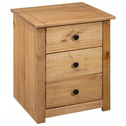 Acquista Comodino 46x40x57 cm in Legno di Pino Panama Range con riferimento GHV-282652 della ditta GARDENHOME