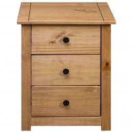 Acquista Comodino 46x40x57 cm in Legno di Pino Panama Range con riferimento GHV-282652 della ditta GARDENHOME