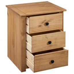 Acquista Comodino 46x40x57 cm in Legno di Pino Panama Range con riferimento GHV-282652 della ditta GARDENHOME