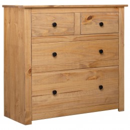 Acquista Credenza 80x40x83 cm in Legno Massello di Pino Panama Range con riferimento GHV-282655 della ditta GARDENHOME