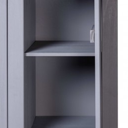 Acquista Armadio a 3 Ante Grigio 118x50x171,5cm in Pino Panama Range con riferimento GHV-282662 della ditta GARDENHOME