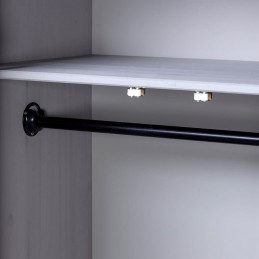 Acquista Armadio Grigio 80x50x171,5 cm Legno Massello Pino Panama Range con riferimento GHV-282665 della ditta GARDENHOME
