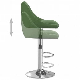 Acquista Sgabelli da Bar 2 pz Verde Scuro in Velluto con riferimento GHV-335308 della ditta GARDENHOME