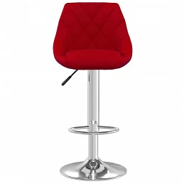 Acquista Sgabelli da Bar 2 pz Rosso Vino in Velluto con riferimento GHV-335311 della ditta GARDENHOME