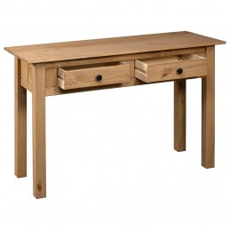 Acquista Tavolo Consolle 110x40x72 cm Legno Massello Pino Panama Range con riferimento GHV-282679 della ditta GARDENHOME