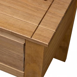 Acquista Comodino 46x40x57 cm in Legno di Pino Panama Range con riferimento GHV-282691 della ditta GARDENHOME
