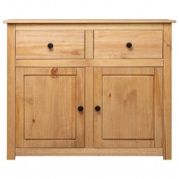 Acquista Credenza 93x40x80 cm in Legno Massello di Pino Panama Range con riferimento GHV-282697 della ditta GARDENHOME