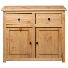 Acquista Credenza 93x40x80 cm in Legno Massello di Pino Panama Range con riferimento GHV-282697 della ditta GARDENHOME