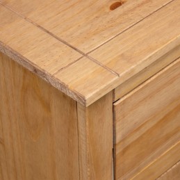 Acquista Credenza 93x40x80 cm in Legno Massello di Pino Panama Range con riferimento GHV-282697 della ditta GARDENHOME