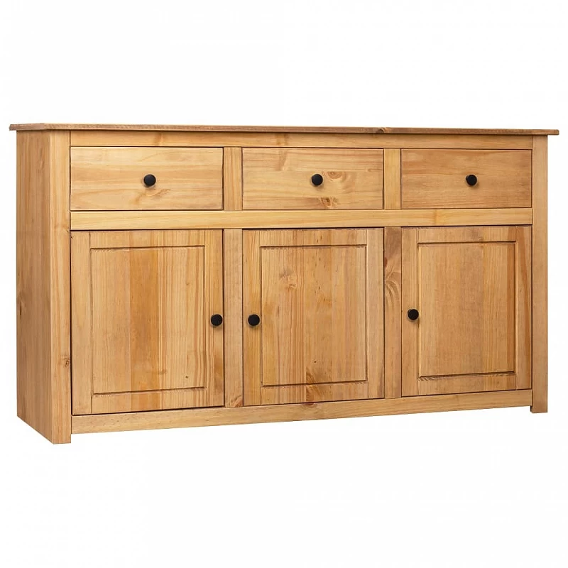 Acquista Credenza 135x40x80 cm in Legno Massello di Pino Panama Range con riferimento GHV-282703 della ditta GARDENHOME