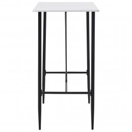 Acquista Tavolo da Bar Bianco 120x60x110 cm in MDF con riferimento GHV-281547 della ditta GARDENHOME