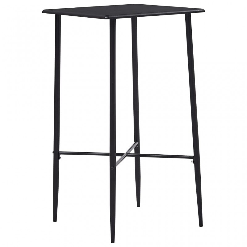 Acquista Tavolo da Bar Nero 60x60x111 cm in MDF con riferimento GHV-281549 della ditta GARDENHOME