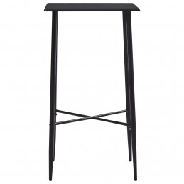 Acquista Tavolo da Bar Nero 60x60x111 cm in MDF con riferimento GHV-281549 della ditta GARDENHOME