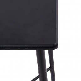 Acquista Tavolo da Bar Nero 60x60x111 cm in MDF con riferimento GHV-281549 della ditta GARDENHOME