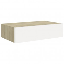 Acquista Scaffali Cassetti a Muro 2pz Rovere e Bianco 40x23,5x10cm MDF con riferimento GHV-330250 della ditta GARDENHOME