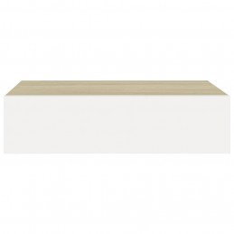 Acquista Scaffali Cassetti a Muro 2pz Rovere e Bianco 40x23,5x10cm MDF con riferimento GHV-330250 della ditta GARDENHOME