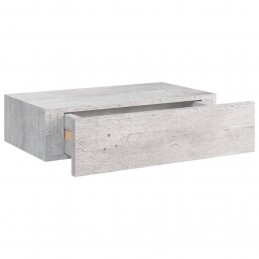 Acquista Scaffale con Cassetti da Parete Grigio Cemento 40x23,5x10cm MDF con riferimento GHV-330251 della ditta GARDENHOME