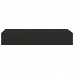 Acquista Scaffale con Cassetti da Parete Nero 60x23,5x10 cm in MDF con riferimento GHV-330257 della ditta GARDENHOME